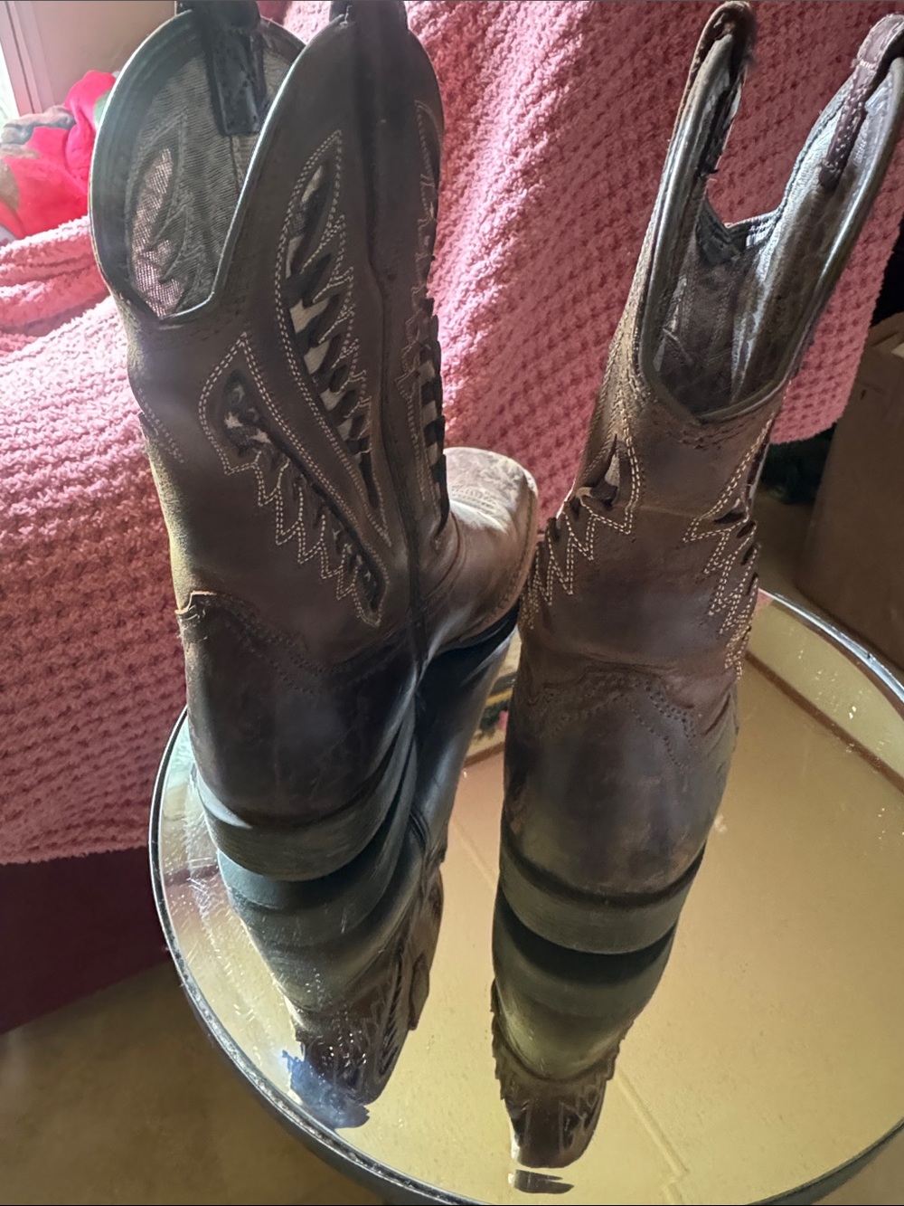 Ariat Brown Kids Western Cowboy Boots - Picture 3 of 3
